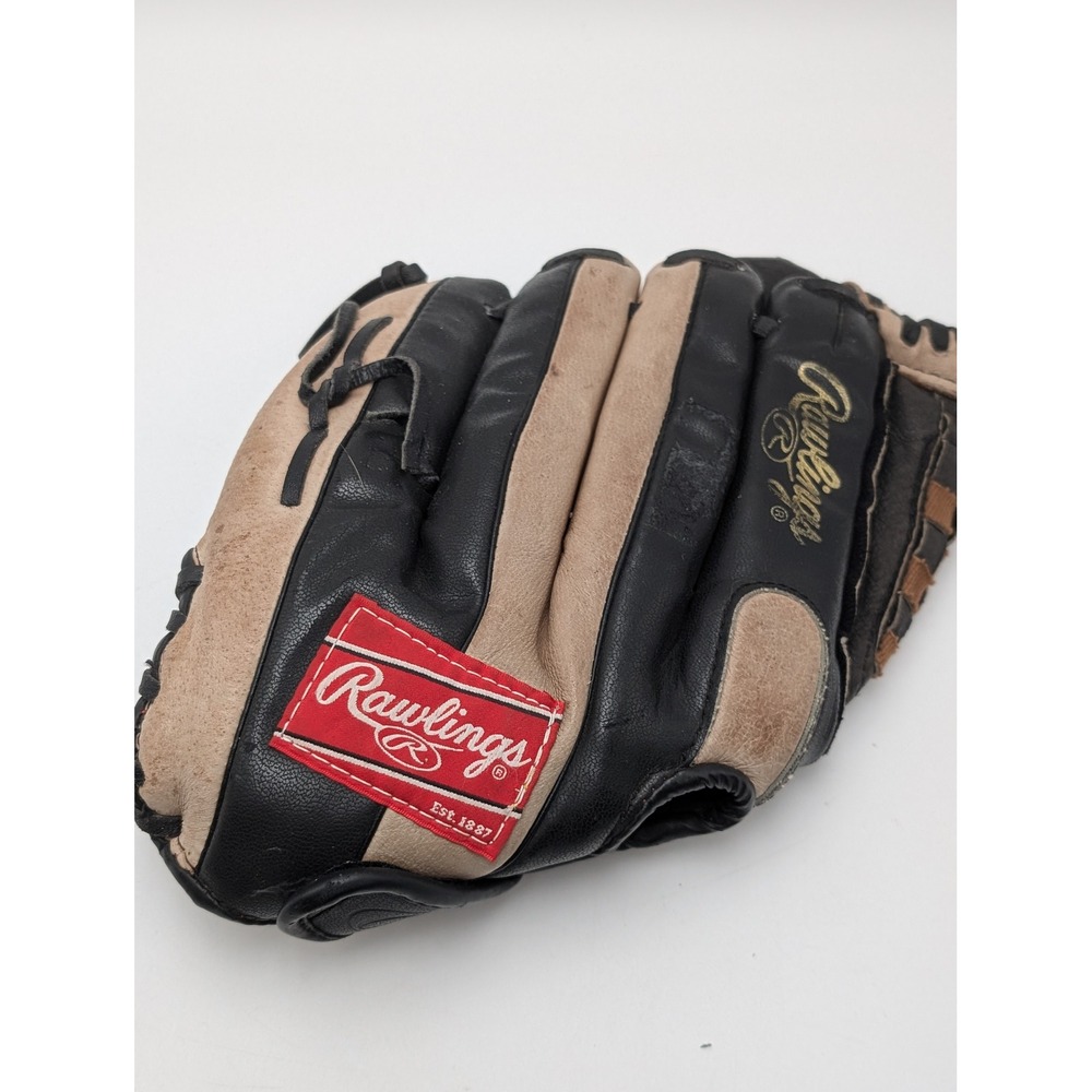 Rawlings Baseball Glove Black Tan PM120T Playmaker Series Basket Web